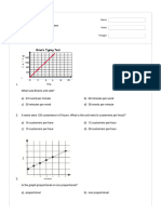 Grade 7 Post Test Ratios and Proportions - Quizizz