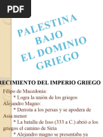 Palestina Bajo El Dominio Griego