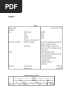 Uji Normalitas Data (Ibu)