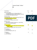 FSP Examples - Solutions