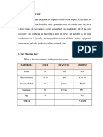 Production Cost