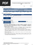 Formulario de Acceso de Agencia Virtual SAT