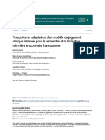 Modèle Du Jugement Clinique Infirmier