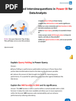 Commonly Asked Power Bi Interview Question 