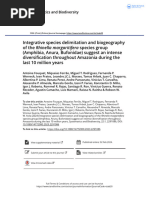 Systematics and Biodiversity: To Cite This Article: Antoine Fouquet, Miqueias Ferrão, Miguel T. Rodrigues, Fernanda P