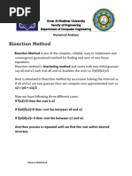 Bisection Method: Muataz Abdulsmad