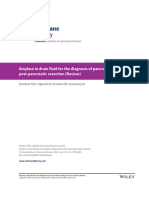 Amylase in Drain Fluid For The Diagnosis of Pancreatic Leak in