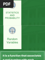 Lesson 4 Random Variables and Statistical Experiments