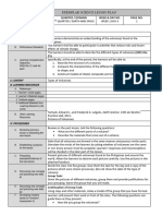 Exemplar Science Lesson Plan: Grade Level Quarter / Domain Week & Day No. Page No