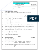 Maths A1 Paper