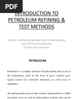 Introduction To Crude Products and Test Methods