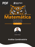 Analise Combinatoria, Pablo Marçal