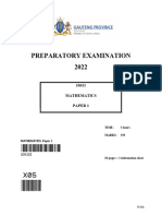 2022 Grade 12 Math Trial Exam Paper 1 GP