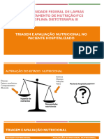 Aula 02 - Triagem e Avaliação Nutricional Do Paciente Hospitalizado