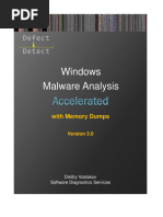 Accelerated Windows Malware Analysis With Memory Dumps @redbluehit