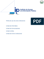 Política de Uso de Correo IAIP