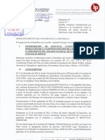 Denuncia Constitucional Del Congresista Alejandro Cavero Contra El Presidente Del Jurado Nacional de Elecciones