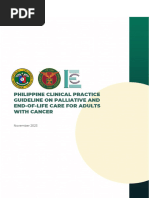 CPG Philippine Clinical Practice Guideline On Palliative and End of Life Care For Adults With Cancer