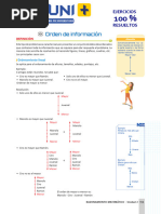 Razonamiento Matemático 1 ORDEN DE INFORMACION