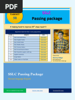 10th Class English Passing Package 2023 24