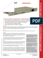 FS17027 Datasheet 21 219 Fiber Optic IEEE C37.94 G.703 E1 Multiplexer Singlemode R2