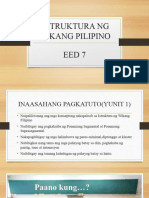 I Estruktura NG Wikang Pilipino