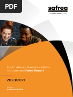 South African Freelancers Rates Report 2021