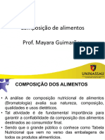 Aula 2 - Composição Dos Alimentos