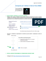 Configurazione Connessione Server Farm