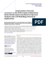 Quantitative Interpretation of Gravity Anomalies in The Kribi-Campo Sedimentary Basin