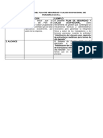 Observaciones Del Plan de Seguridad y Salud Ocupacional de Perubras S