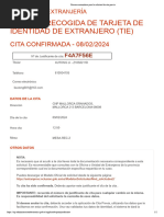 Proceso Automático para La Solicitud de Cita Previa