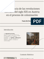 Influencia de Las Revoluciones Liberales Del Siglo Xix y La Colonización en Austria