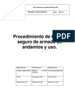 PTS Procedimiento de Armado y Uso de Andamios