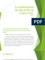 METODOS ALTERNATIVOS DE SOLUCIÓN DE CONFLICTOS Unidad 2