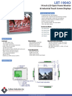 LBT-1904O - Caltron 19 Inch LCD Open Frame Monitor and Industrial Touch Screen Monitors