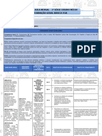 Plano de Aula Mensal - 1 Série Ensino Médio Formação Geral Básica-Fgb