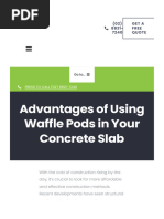 Advantages of Using Waffle Pods in Your Concrete Slab - Reozone