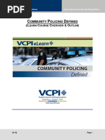 Community Policing Defined - POELOENGAN