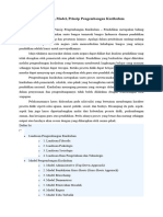 Landasan, Model, Prinsip Pengembangan Kurikulum