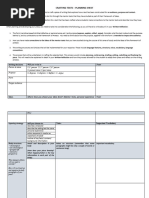 Crafting Texts - Planning Sheet