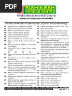 Important Questions For Board (Electrostatic, Capacitor & Current Electricity) - YT-1 - 1279097 - 2024 - 02 - 28 - 14 - 46