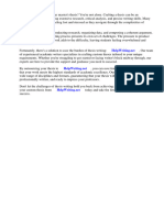 Thesis of Master Degree PDF