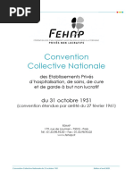 Convention Collective Nationale Du 31 Octobre 1951