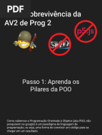 Kit de Sobrevivência Da AV2 de Prog 2