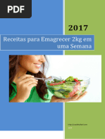 Receitas para Emagrecer 2kg em Uma Semana