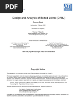 Design and Analysis of Bolted Joints DABJ Course Book Feb2022