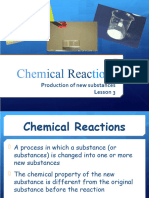 Types of Chemical Reactions LECTURE