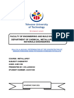 Chemistry Practical Report