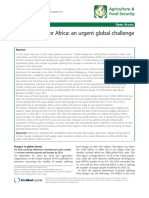 Food Security For Africa: An Urgent Global Challenge: Review Open Access